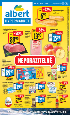 Leták Albert  Hypermarket od 21.1. do 27.1.2026