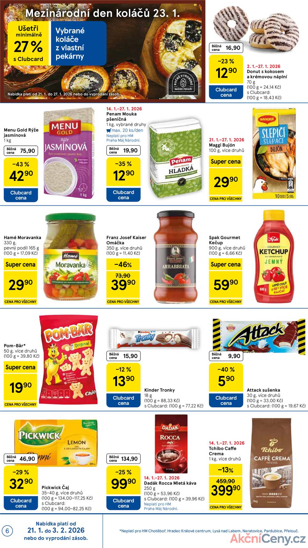 Leták Tesco - Tesco malé hypermarkety od 21.1. do 27.1.2026 - strana 6