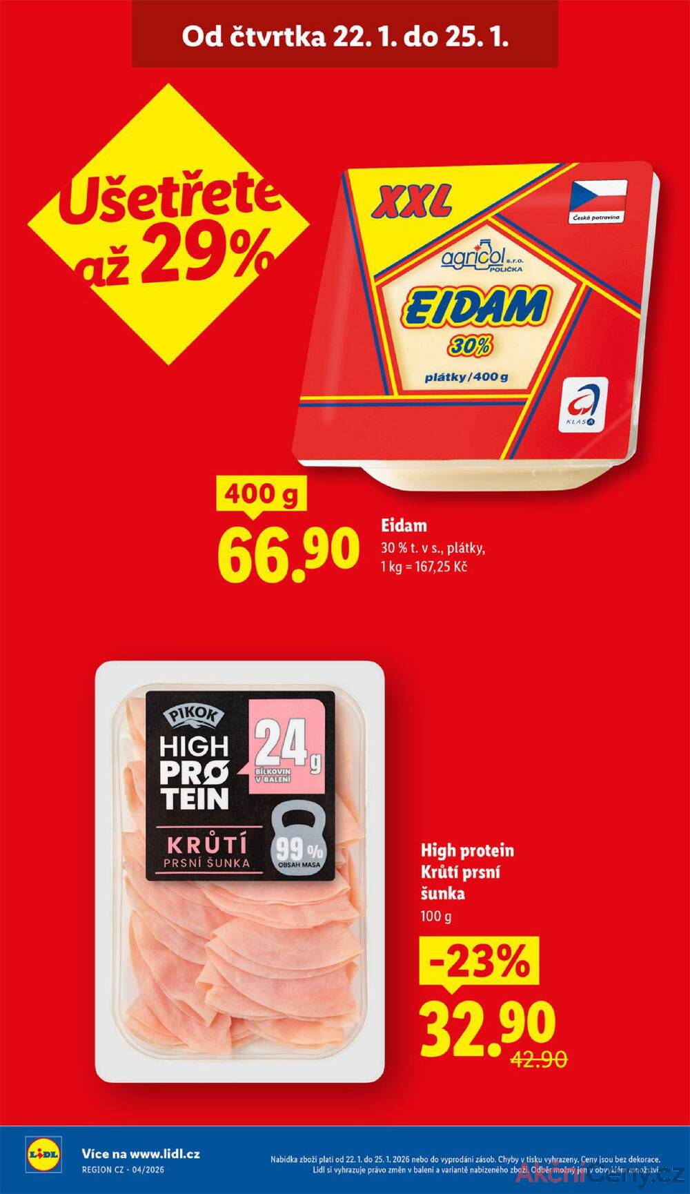 Lidl Čtvrtek od 22.1. do 25.1.2026