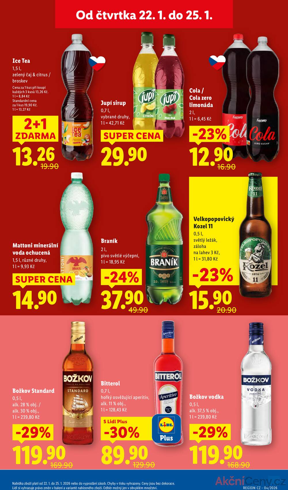 Lidl Čtvrtek od 22.1. do 25.1.2026