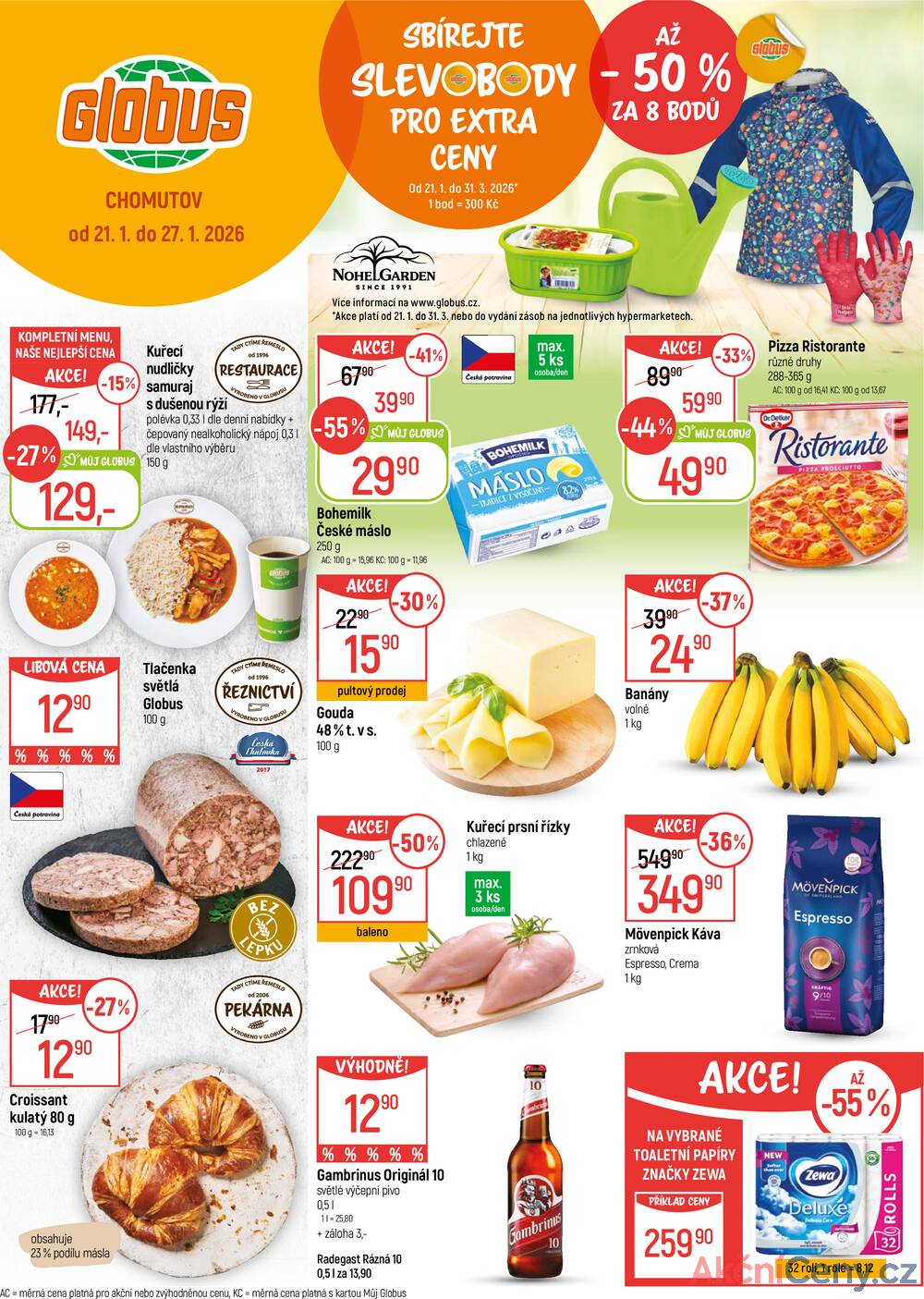 Leták Globus - Akční leták Globus 21.1. - 27.1.2026 - Globus Chomutov - strana 1