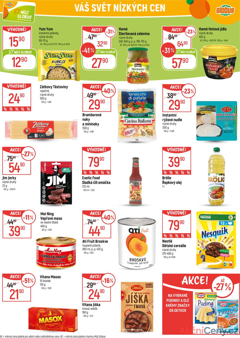 Akční leták Globus 21.1. - 27.1.2026 - Globus Olomouc