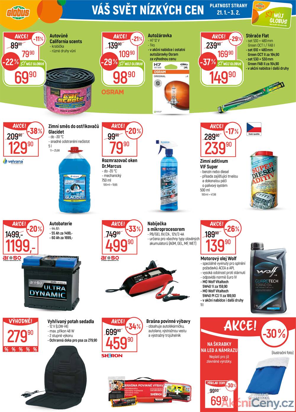 Akční leták Globus 21.1. - 27.1.2026 - Globus Olomouc