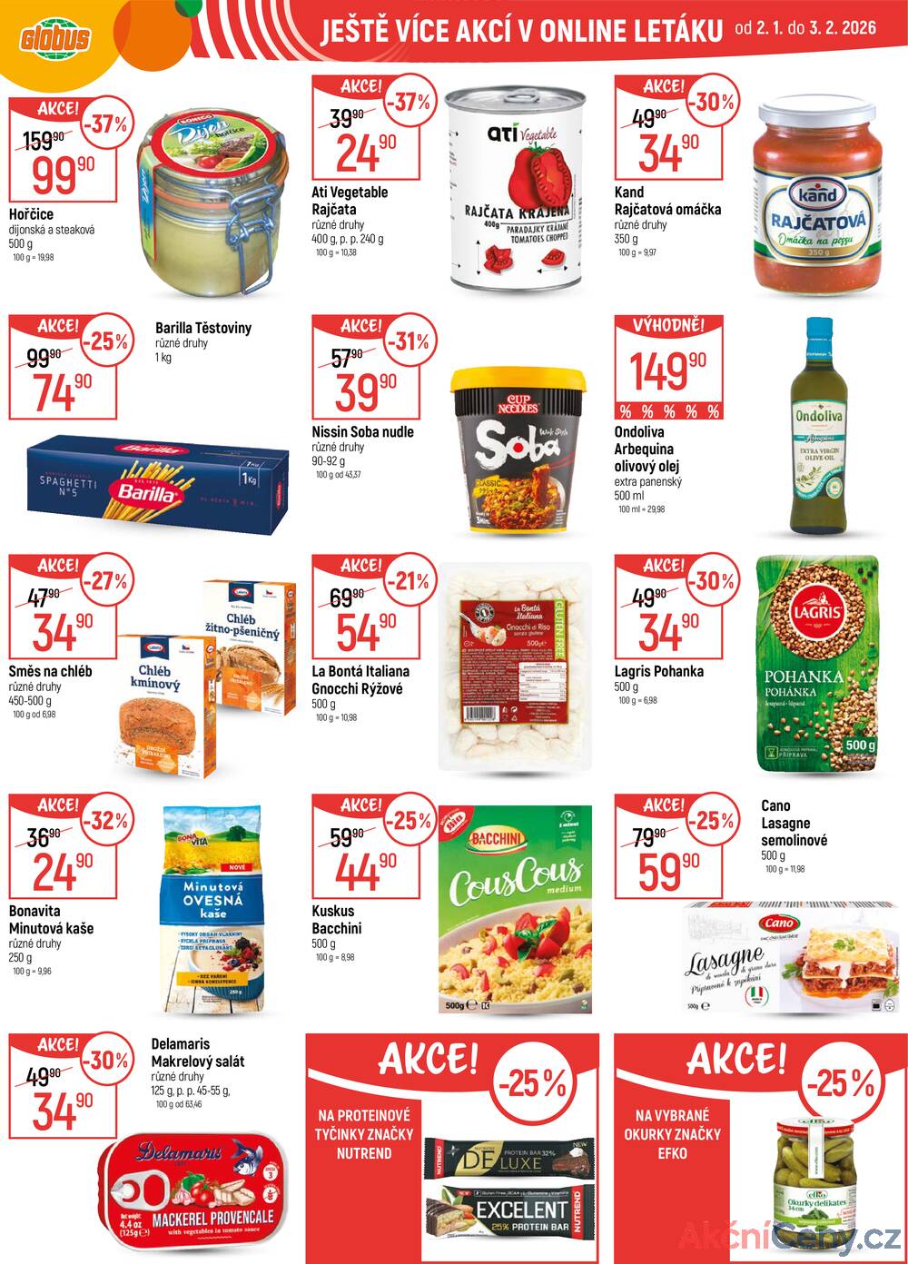 Akční leták Globus 21.1. - 27.1.2026 - Globus Olomouc