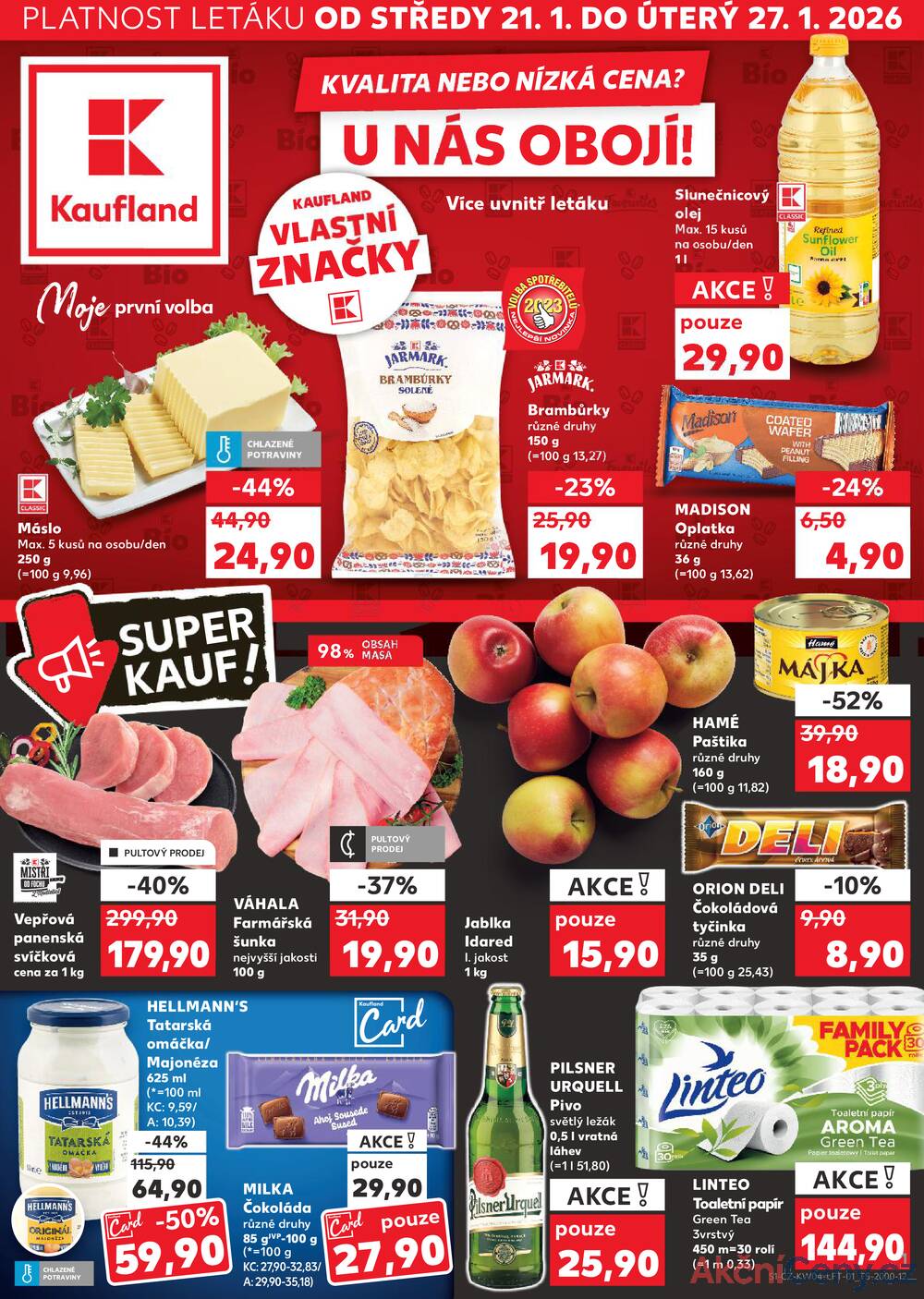 Leták Kaufland - Kaufland 21.1. - 27.1. - Kaufland - Brno - Židenice - strana 1