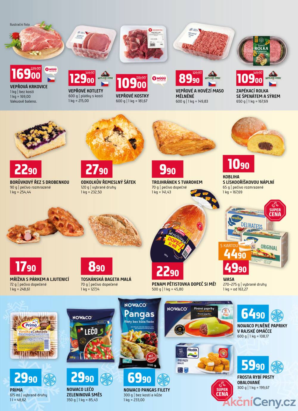 Terno České Budějovice, Třeboň, Trhové sviny, Bechyně, Týn nad Vltavou, Hradec Králové, Borovany, Olomouc od 21.1. do 27.1.2026