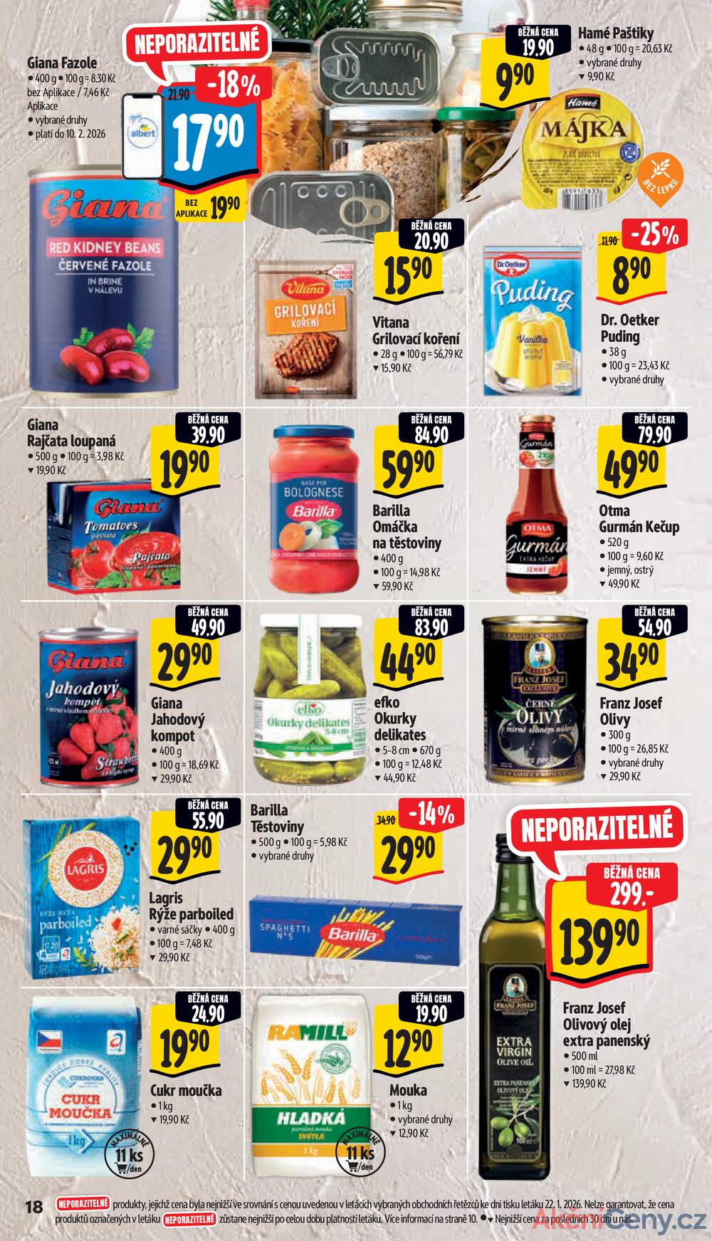 Albert Supermarket od 28.1. do 3.2.2026