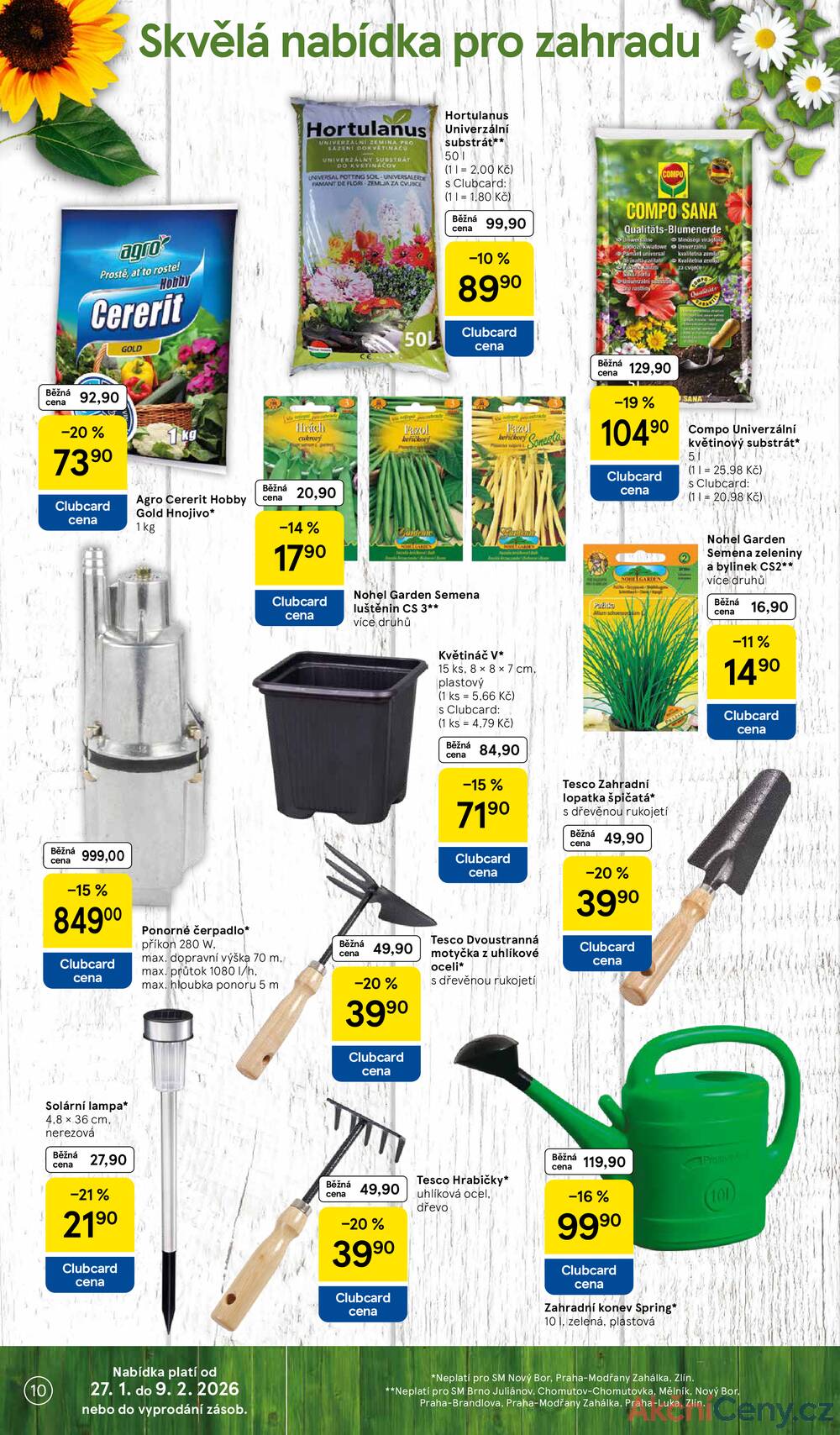 Tesco supermarkety od 28.1. do 3.2.2026