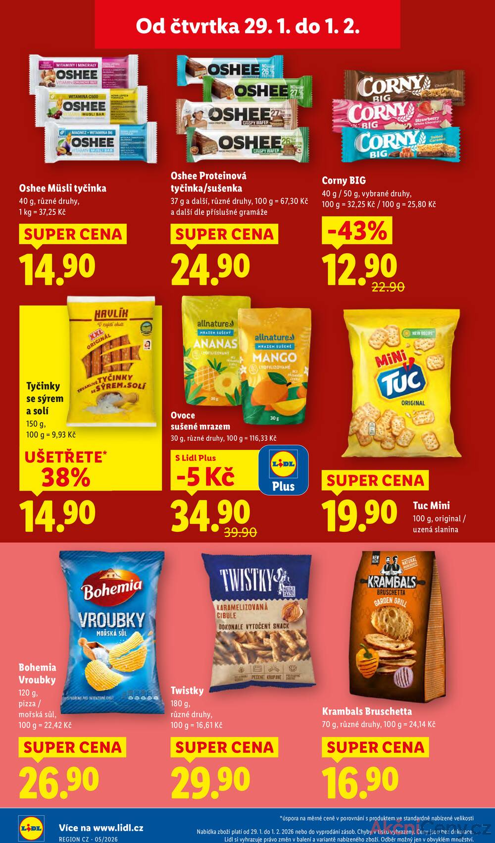 Lidl Čtvrtek od 29.1. do 1.2.2026