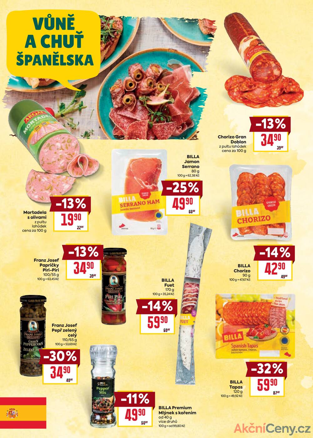 BILLA katalog Chutě světa od 21.1. do 10.2.2026