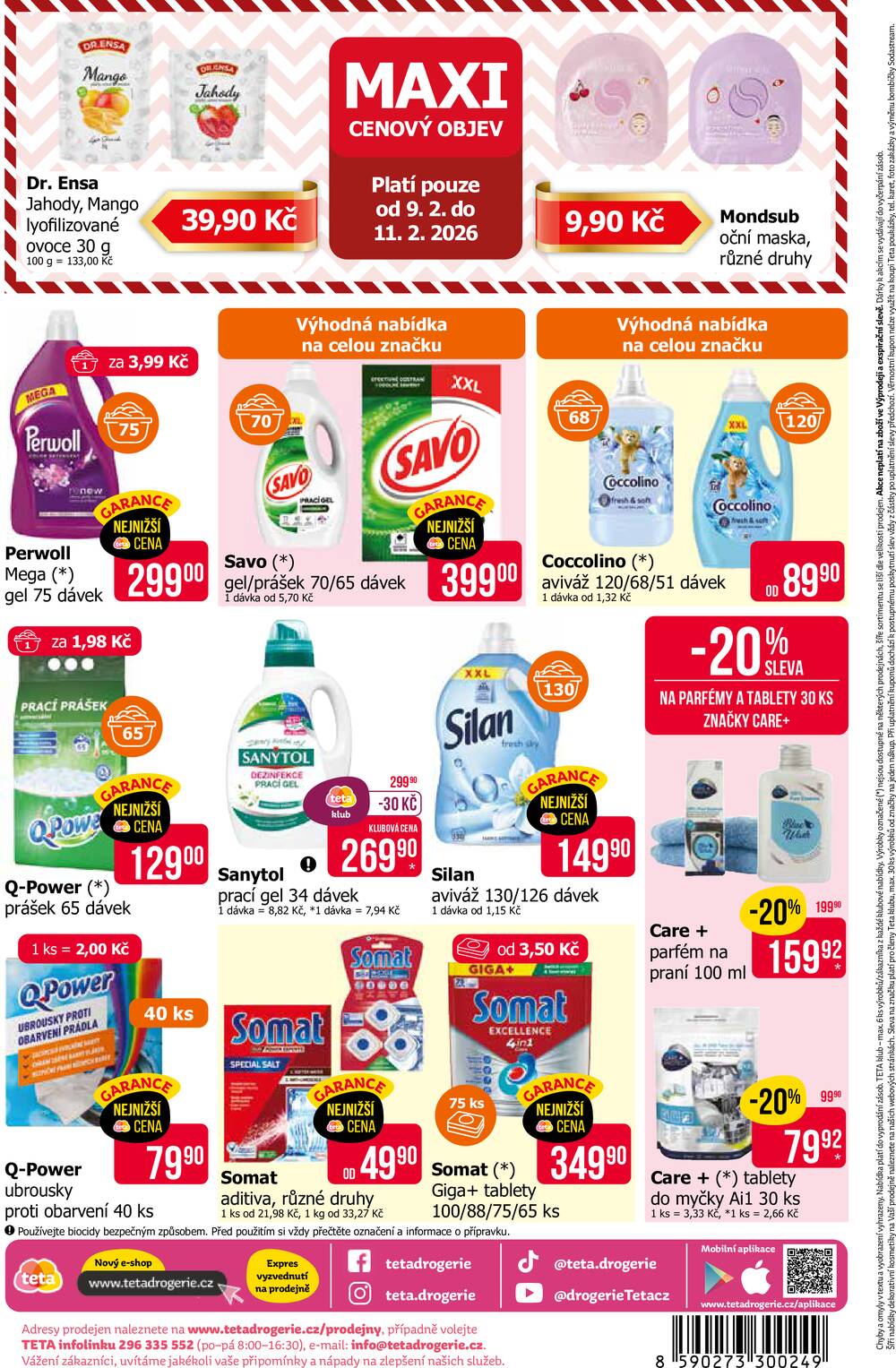 Teta drogerie  od 29.1. do 10.2.2026