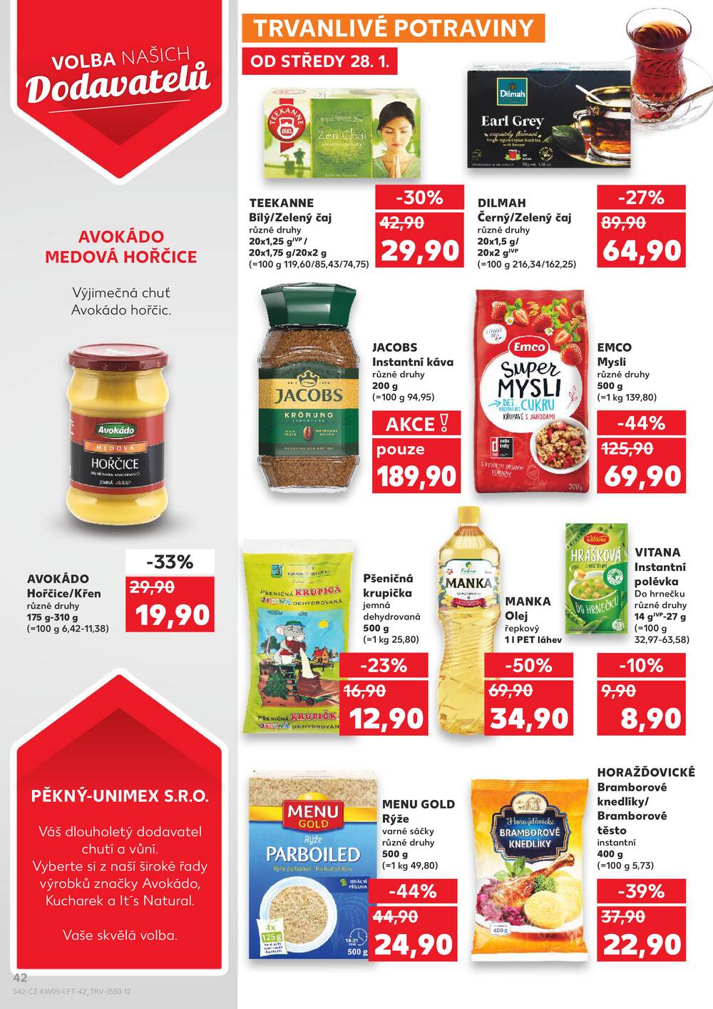 Kaufland 28.1. - 3.2. - Kaufland - Prachatice