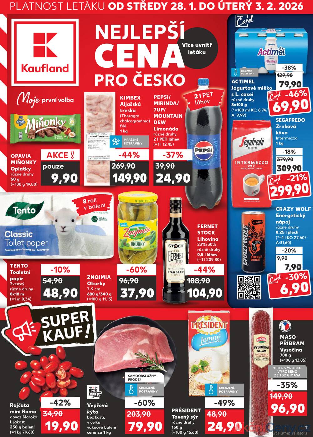 Kaufland 28.1. - 3.2. - Kaufland - Praha 3 (Jarov)