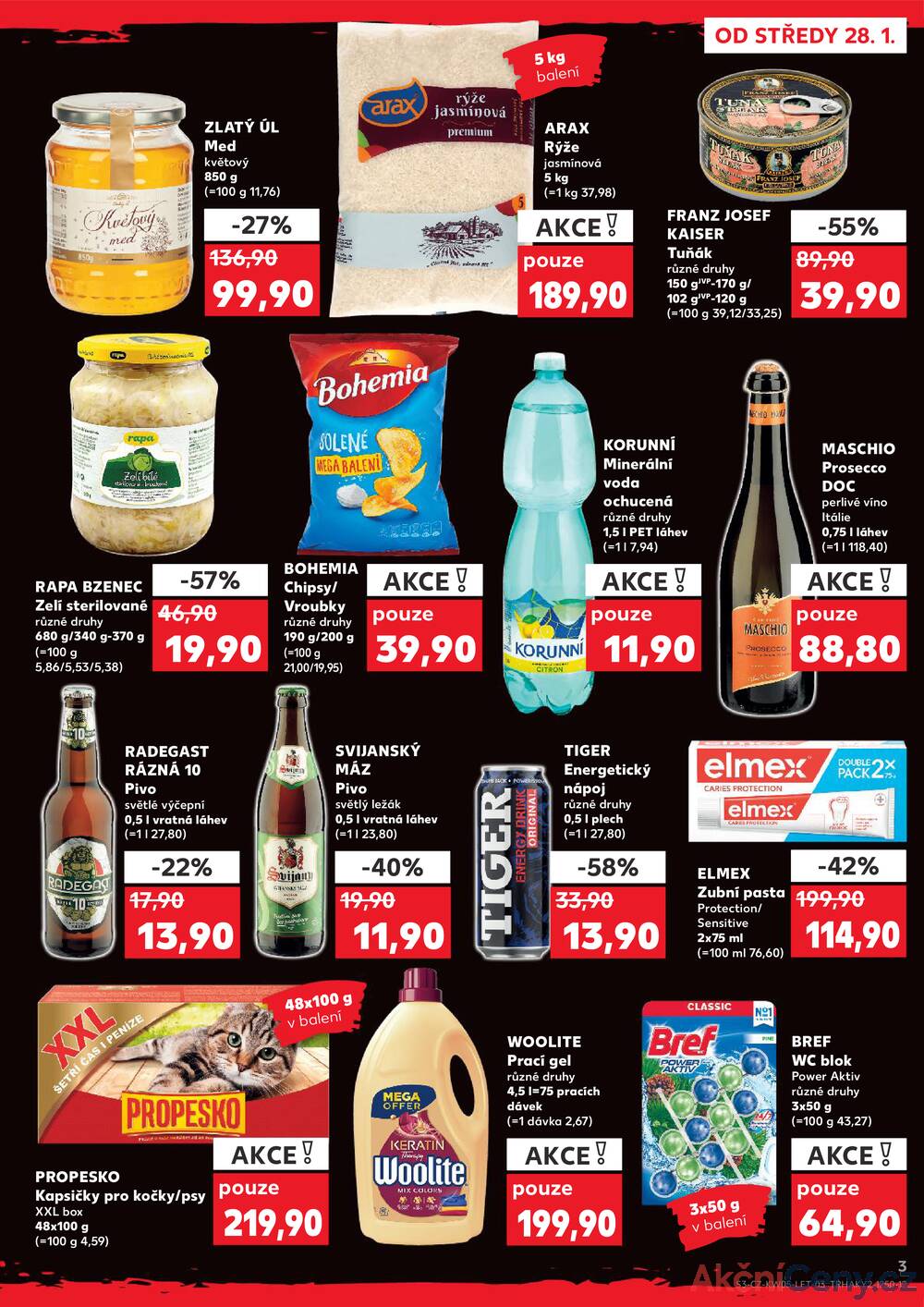 Kaufland 28.1. - 3.2. - Kaufland - Praha 8 (Libeň)
