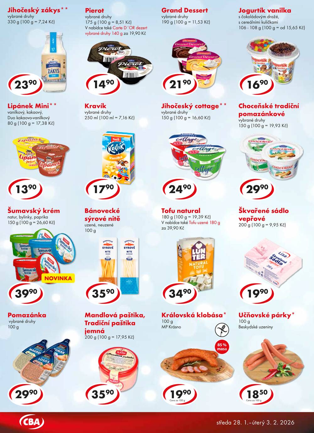 CBA Premium od 28.1. do 3.2.2026