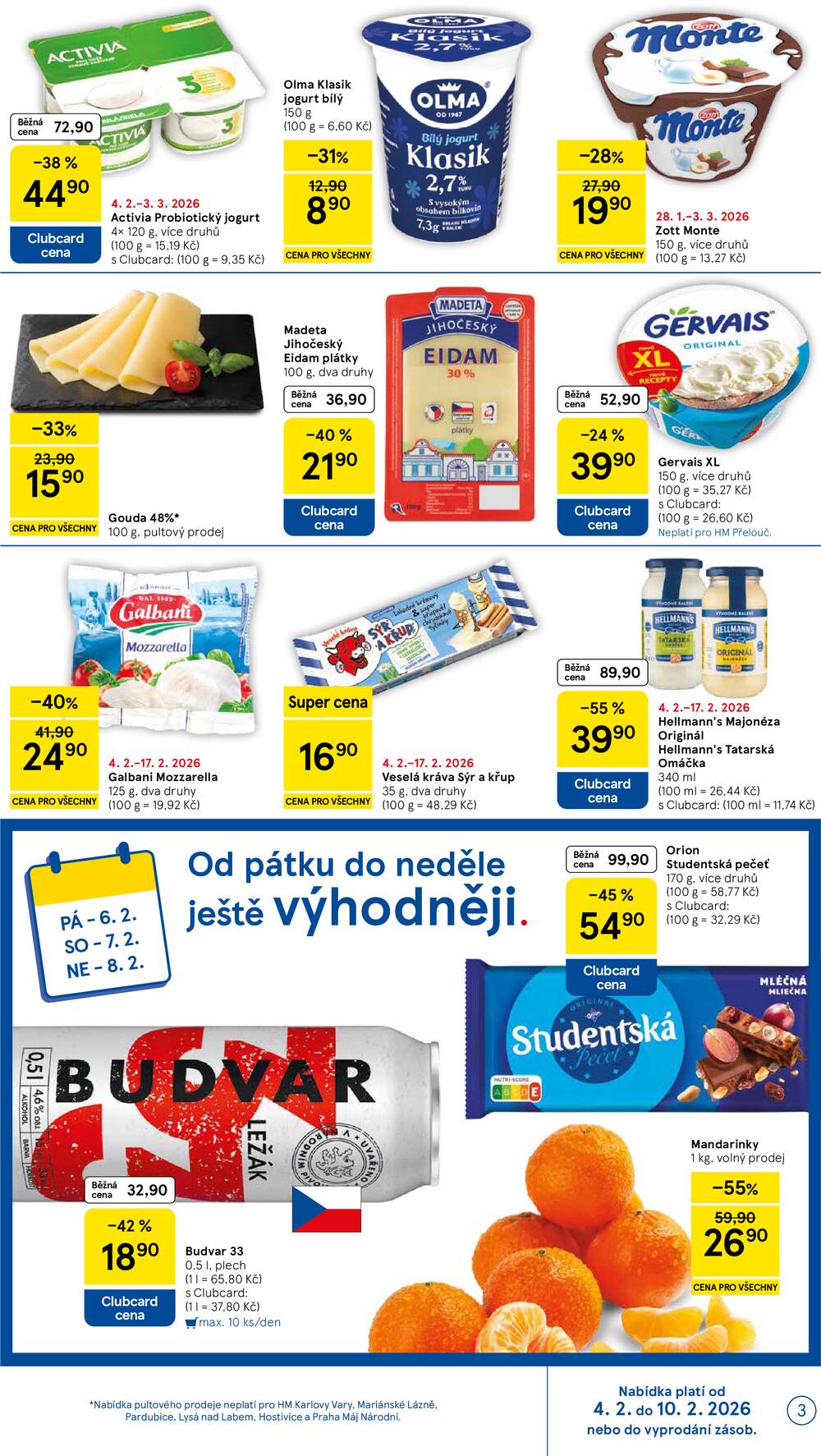 Tesco malé hypermarkety od 4.2. do 10.2.2026