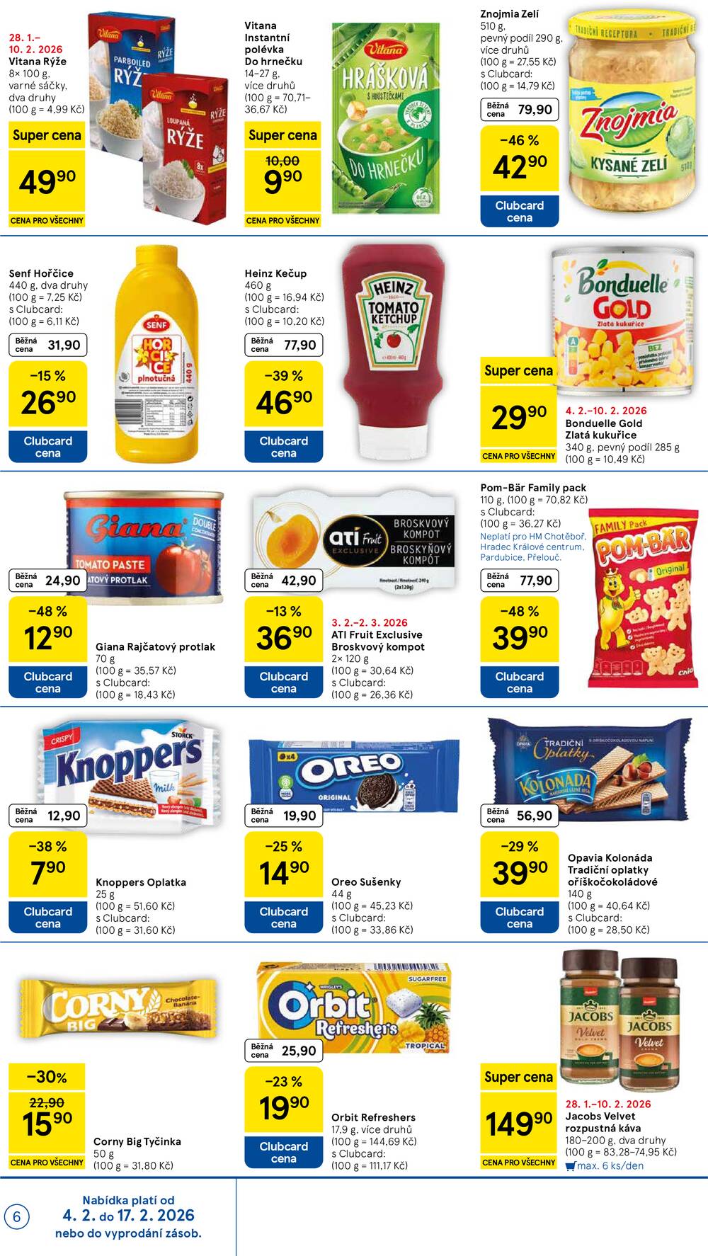 Tesco malé hypermarkety od 4.2. do 10.2.2026