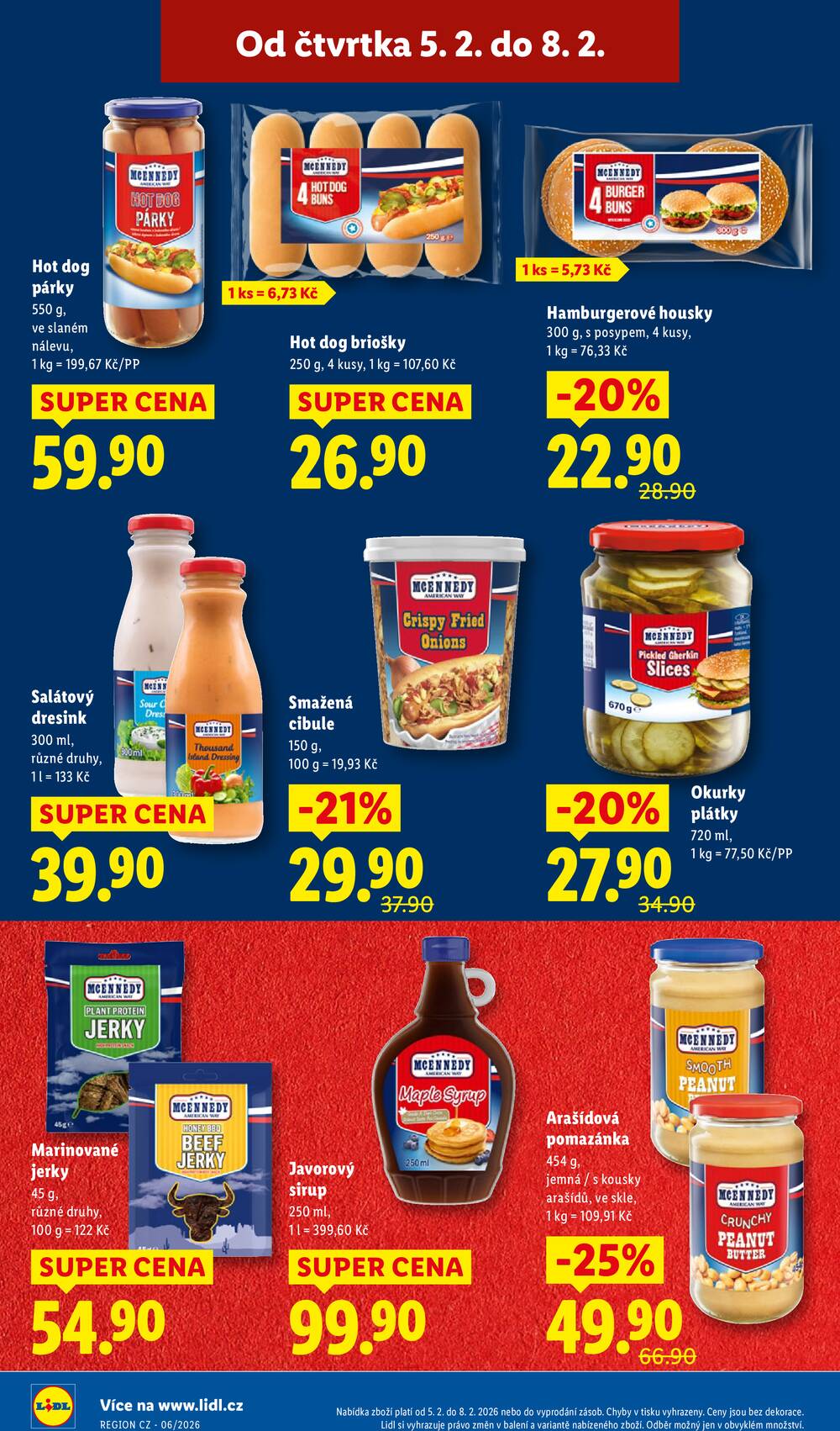 Lidl Čtvrtek od 5.2. do 8.2.2026