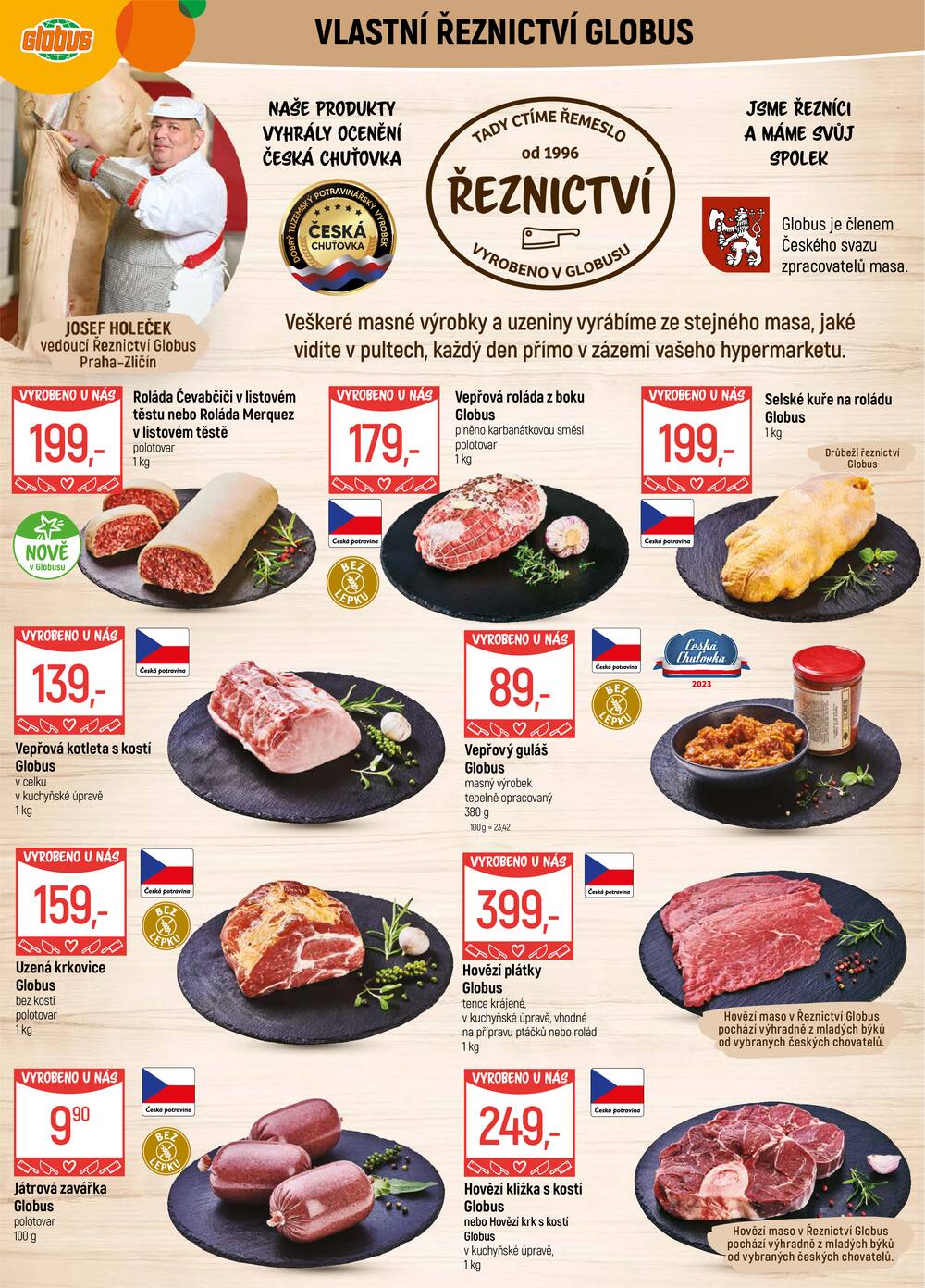 Akční leták Globus 4.2. - 10.2.2026 - Globus Praha - Zličín