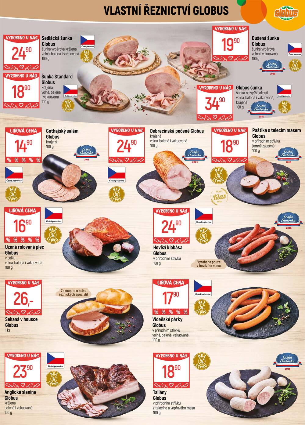 Akční leták Globus 4.2. - 10.2.2026 - Globus Praha - Zličín