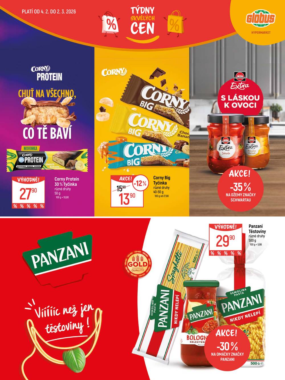 Akční leták Globus 4.2. - 2.3.2026 - Globus Havířov