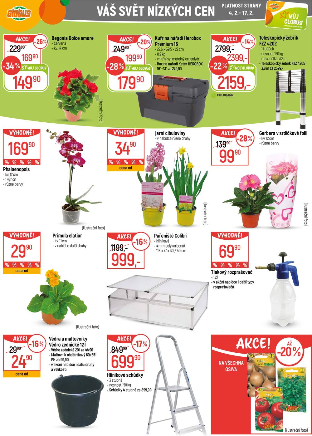 Leták Globus - Akční leták Globus 4.2. - 10.2.2026 - Globus Jenišov u Karlových Varů - strana 32