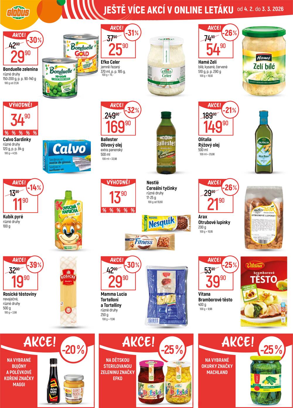 Akční leták Globus 4.2. - 10.2.2026 - Globus Olomouc