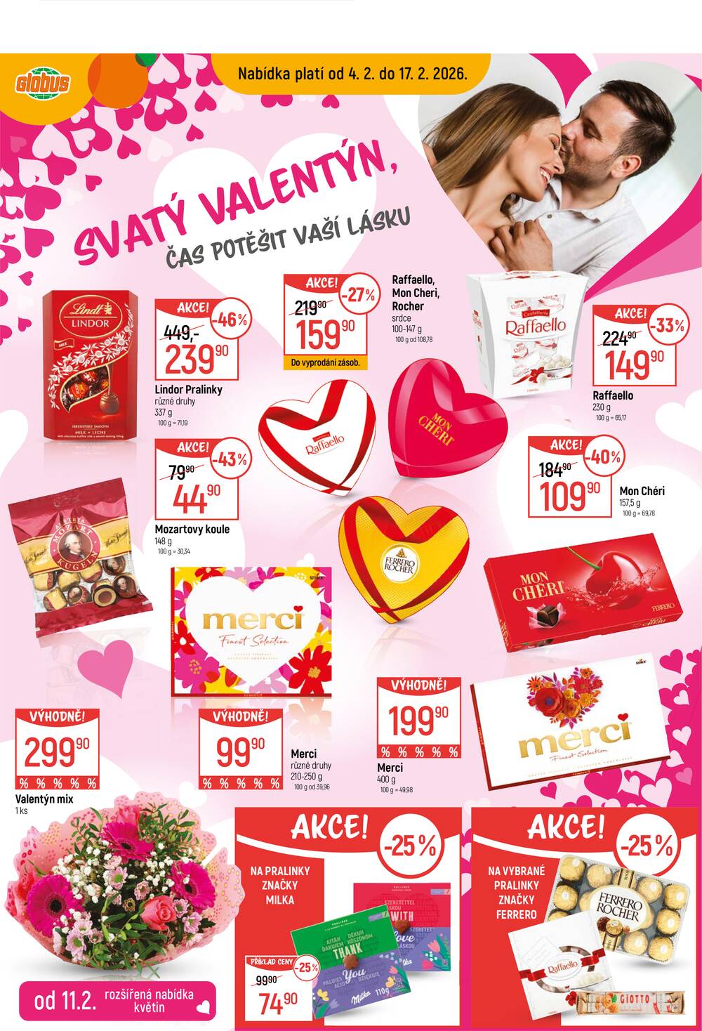 Akční leták Globus 4.2. - 10.2.2026 - Globus Opava