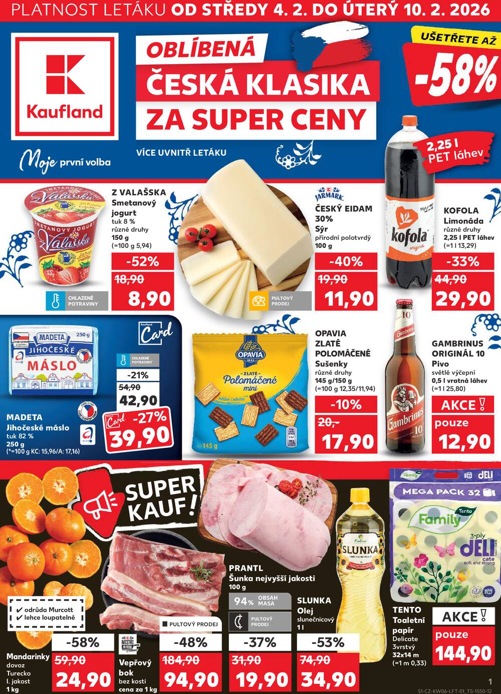 Kaufland 4.2. - 10.2. - Kaufland - Znojmo (Jarošova)