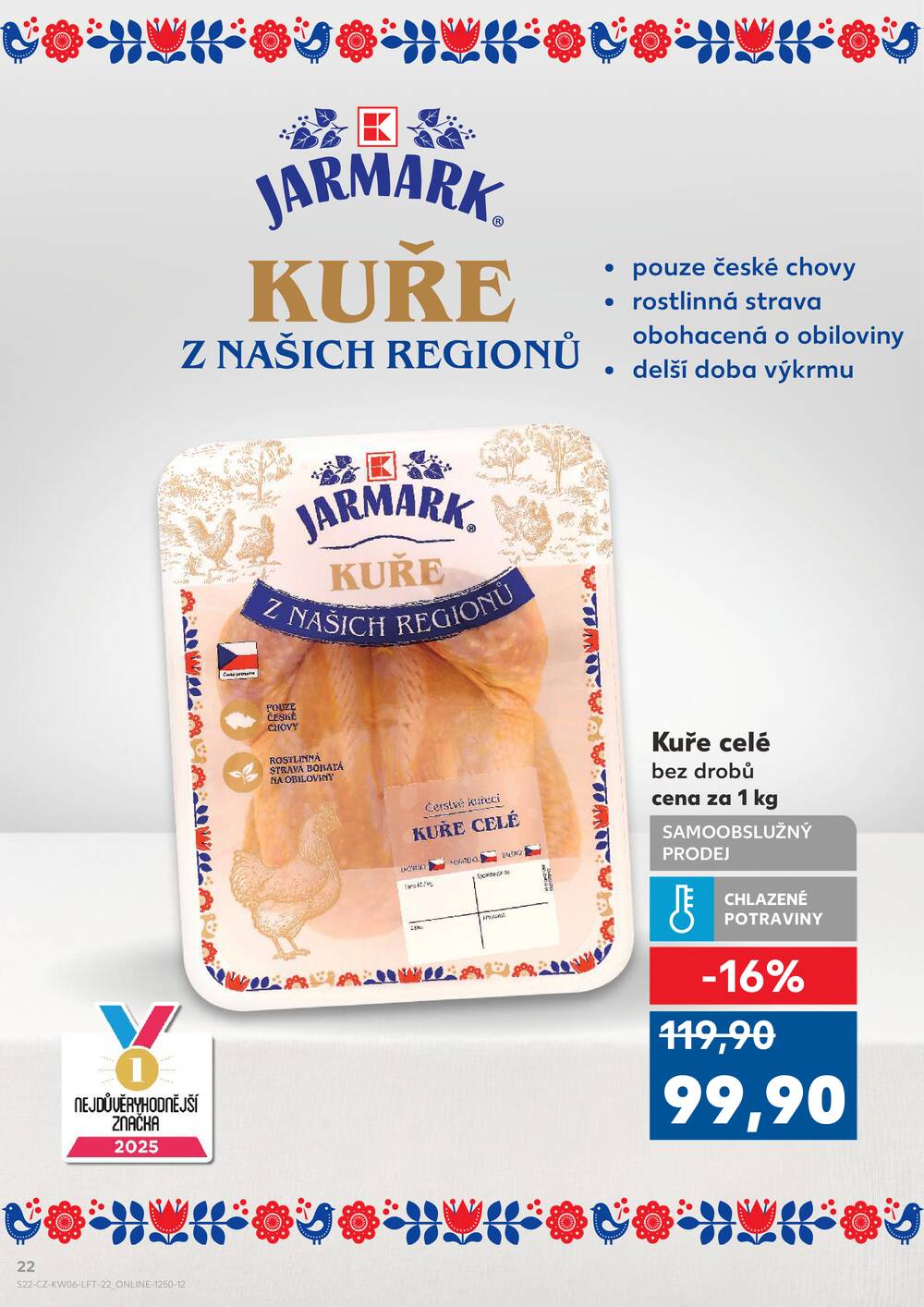Leták Kaufland - Kaufland 4.2. - 10.2. - Kaufland - Ostrov - Jáchymovská - strana 22