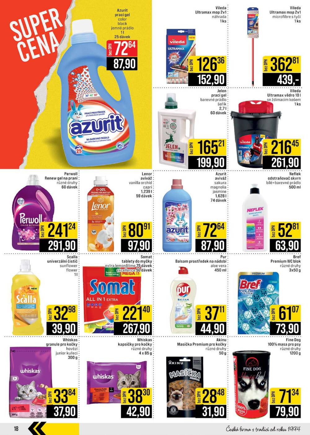 JIP Cash & Carry Brno, Praha, Ostrava, Jilemnice, Pardubice, Ostrava, Karlovy Vary, Olomouc a Zlín od 4.2. do 10.2.2026