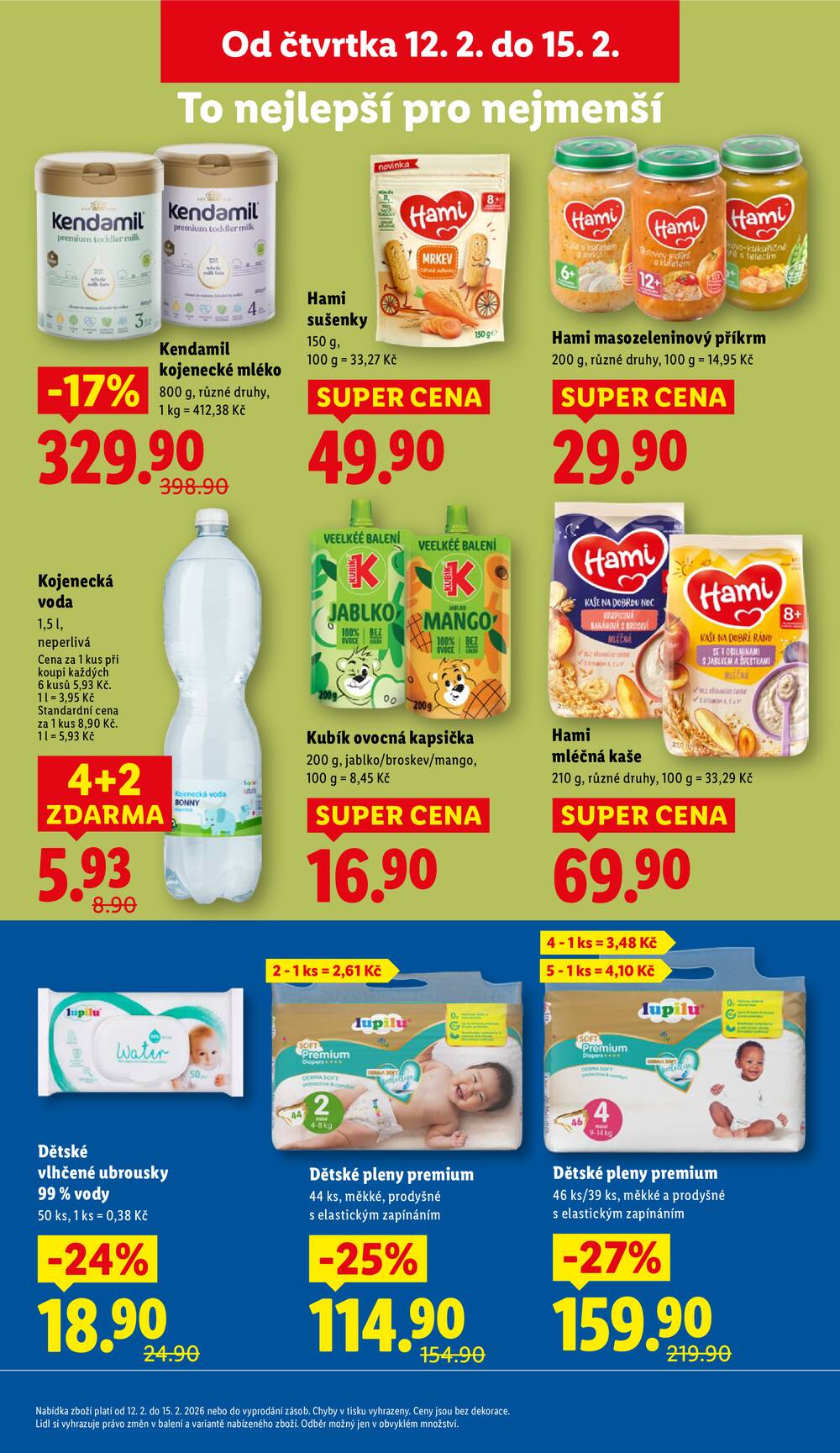 Lidl Čtvrtek od 12.2. do 15.2.2026