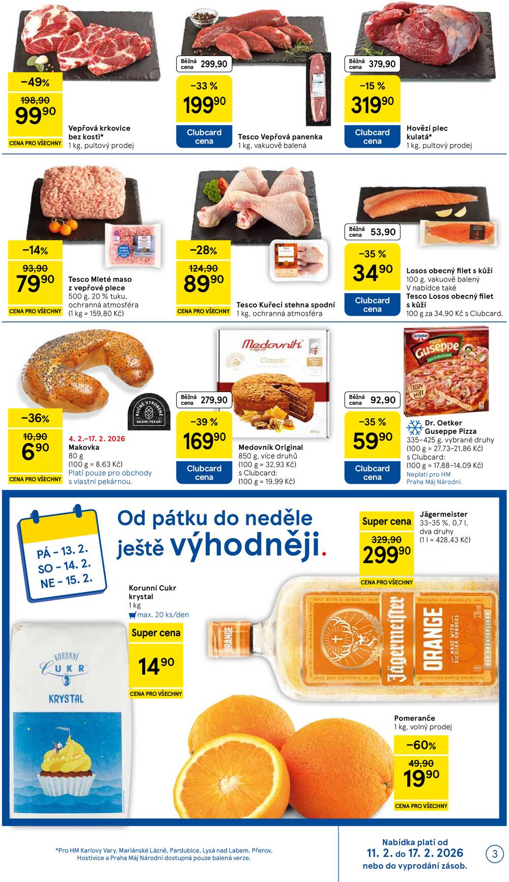 Tesco malé hypermarkety od 11.2. do 17.2.2026