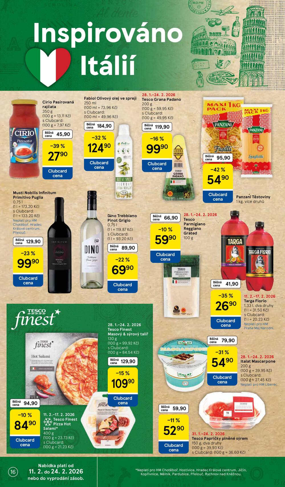 Tesco malé hypermarkety od 11.2. do 17.2.2026