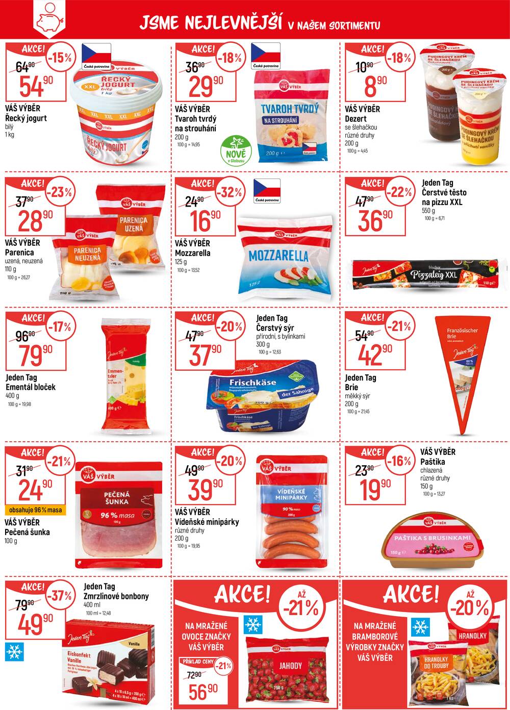 Leták Globus - Akční leták Globus 11.2. - 17.2.2026 - Globus Praha - Čakovice - strana 1