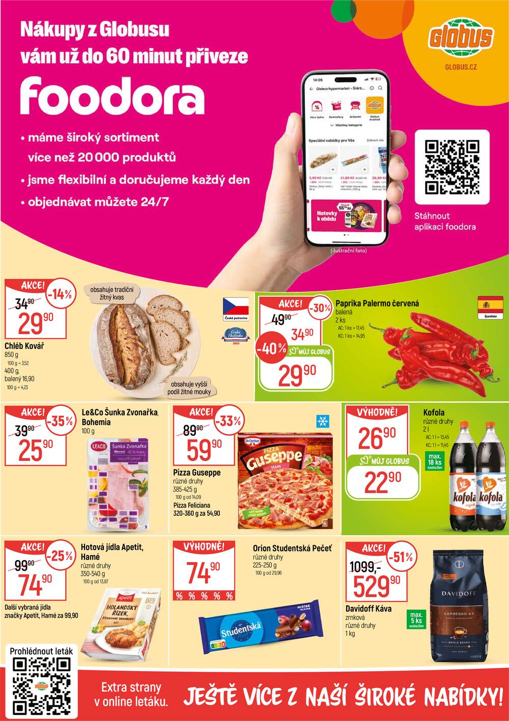 Leták Globus - Akční leták Globus 11.2. - 17.2.2026 - Globus Jenišov u Karlových Varů - strana 2