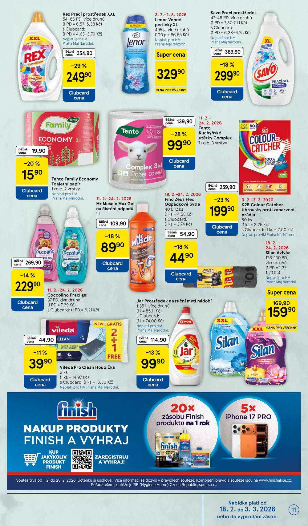 Tesco malé hypermarkety od 18.2. do 24.2.2026