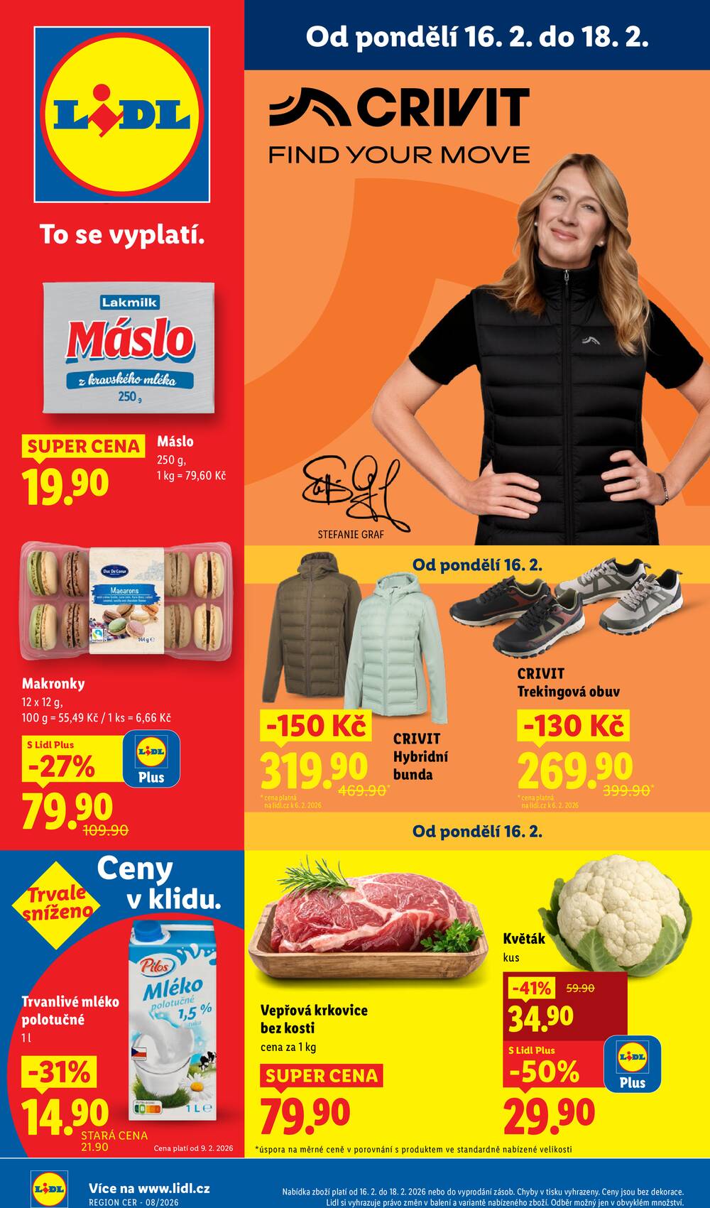 Leták Lidl - Lidl od 16.2. do 18.2.2026 - strana 1
