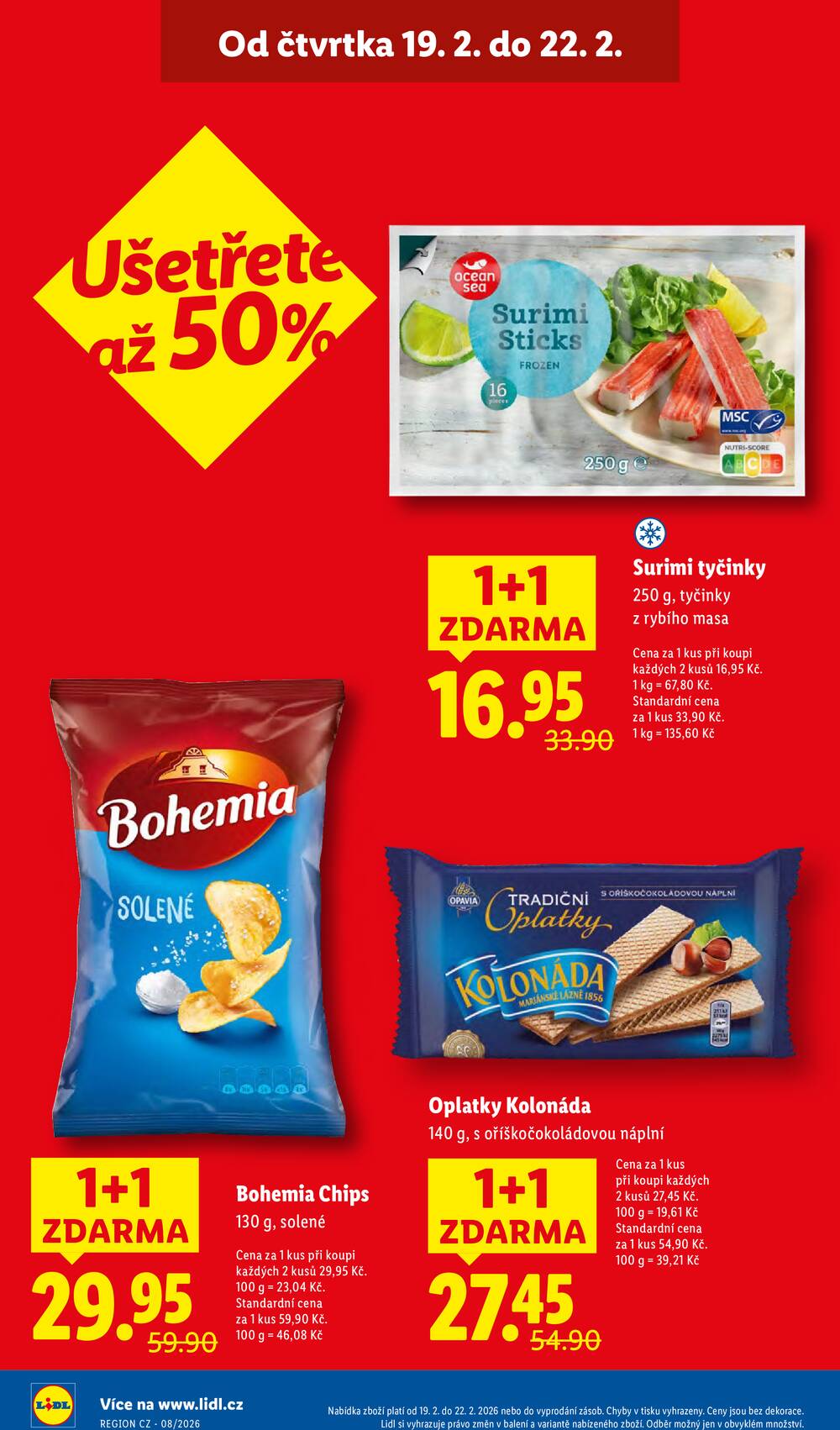 Lidl Čtvrtek od 19.2. do 22.2.2026