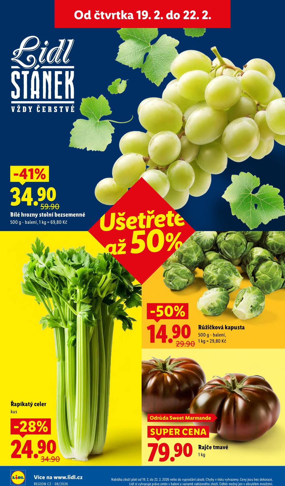 Lidl Čtvrtek od 19.2. do 22.2.2026