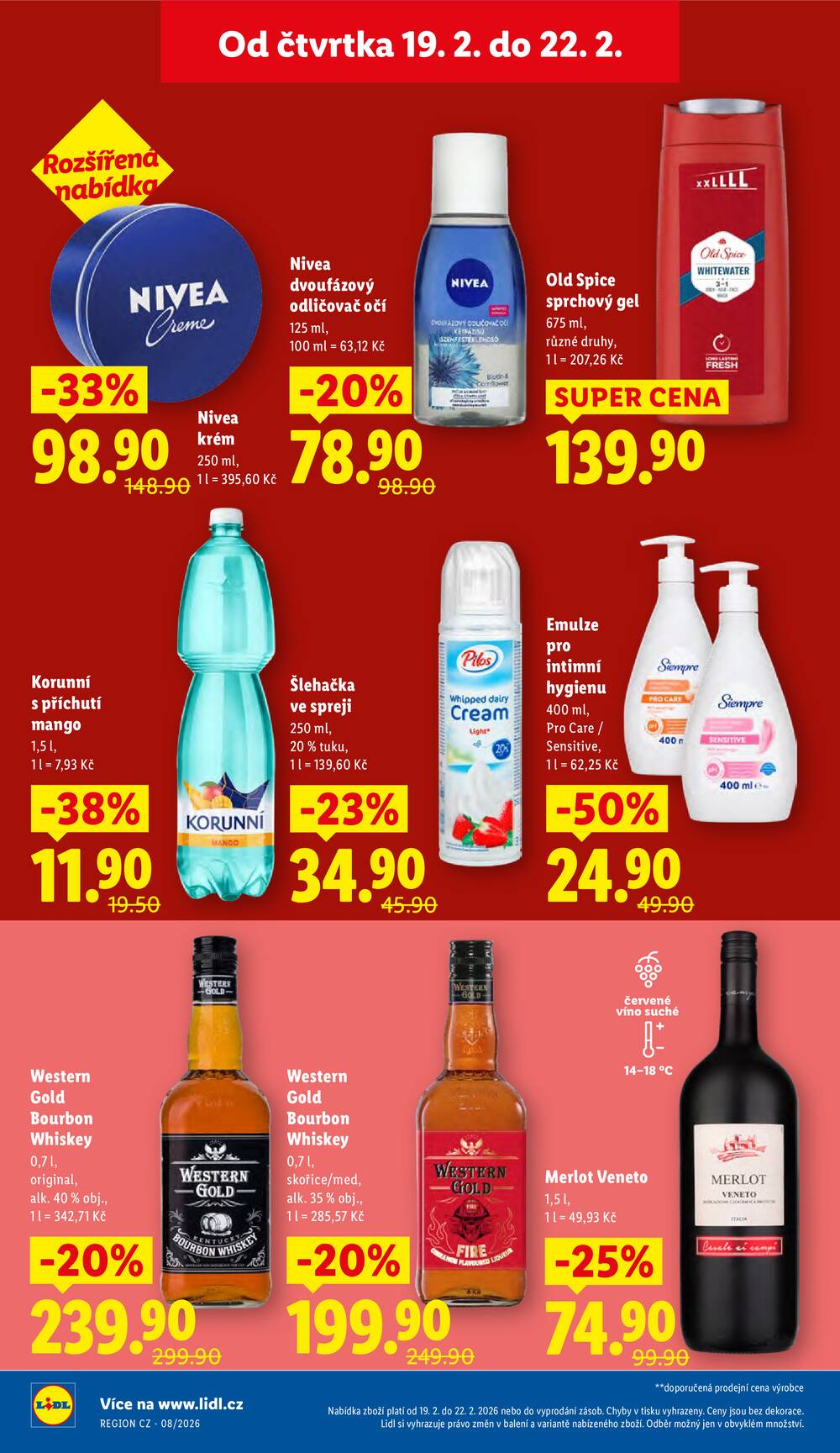 Lidl Čtvrtek od 19.2. do 22.2.2026