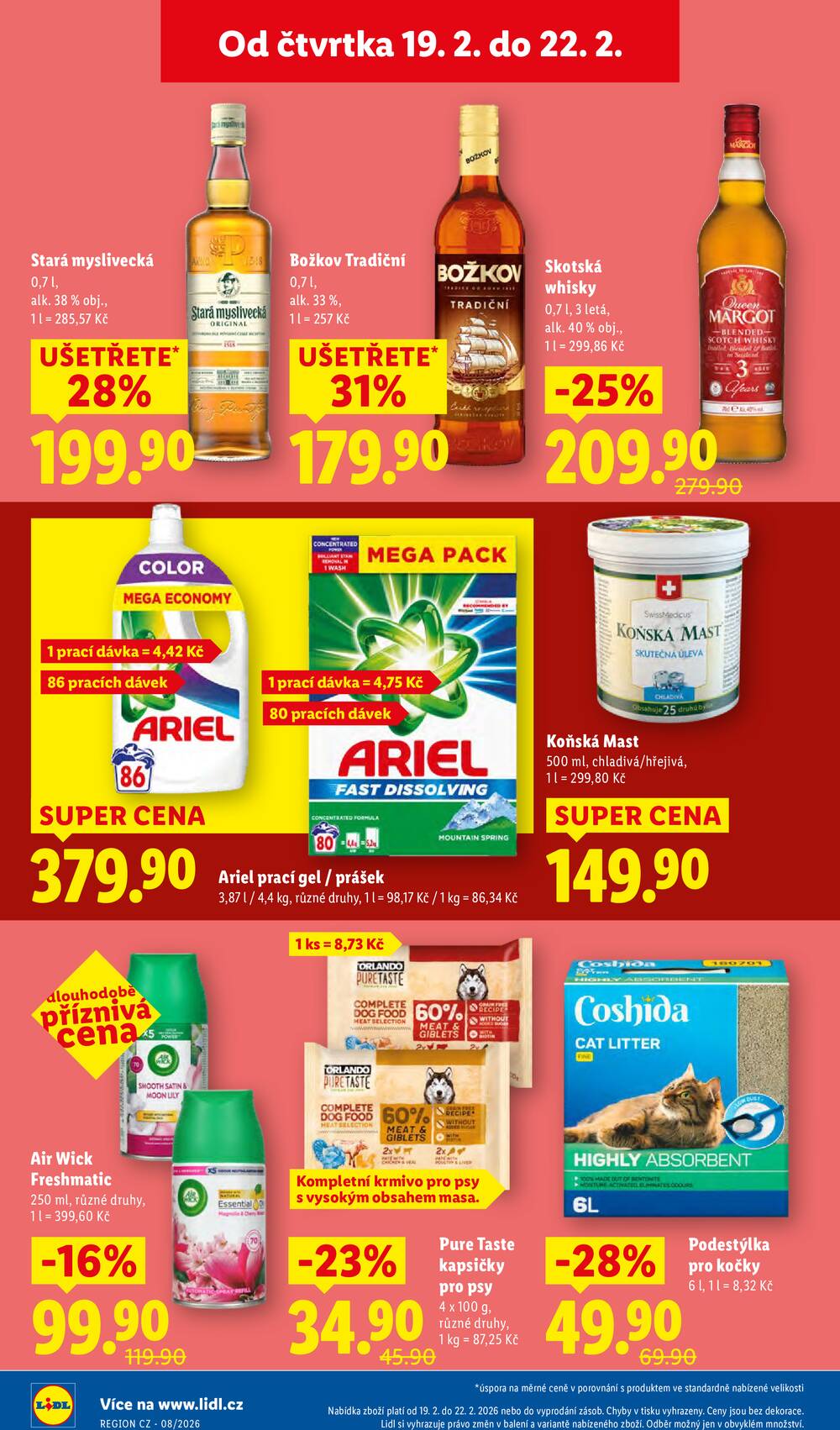 Lidl Čtvrtek od 19.2. do 22.2.2026