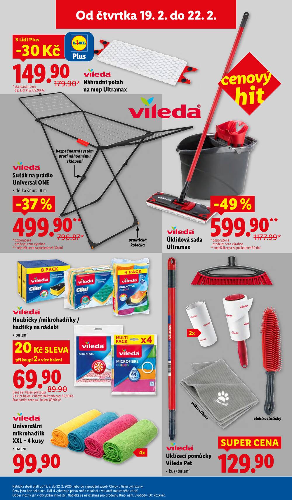 Lidl Čtvrtek od 19.2. do 22.2.2026
