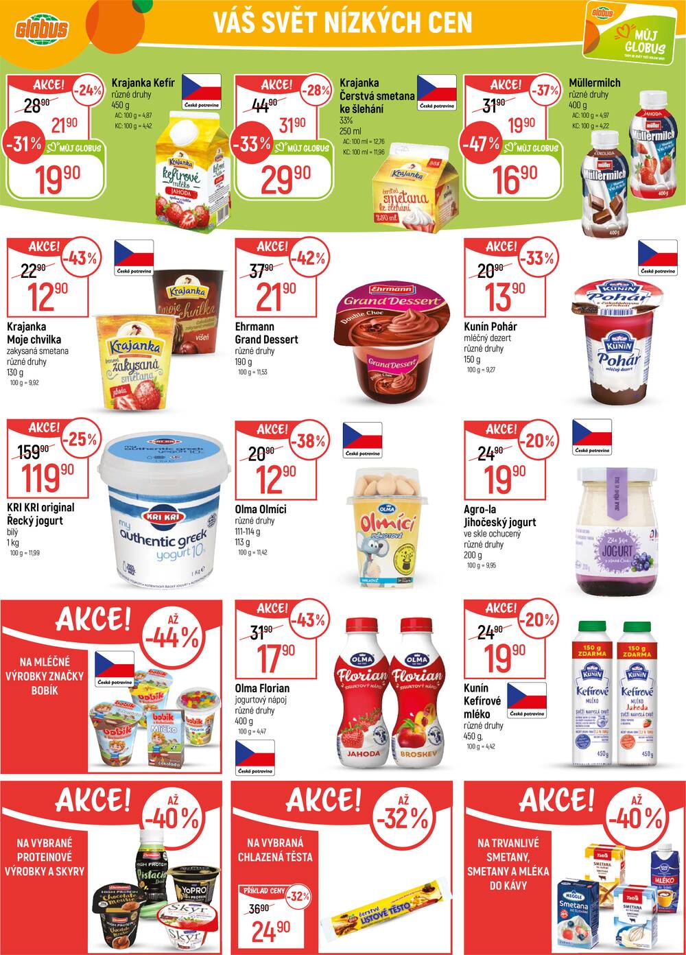 Akční leták Globus 18.2. - 24.2.2026 - Globus Praha - Čakovice
