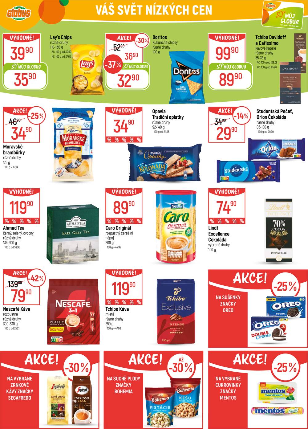 Akční leták Globus 18.2. - 24.2.2026 - Globus Praha - Čakovice