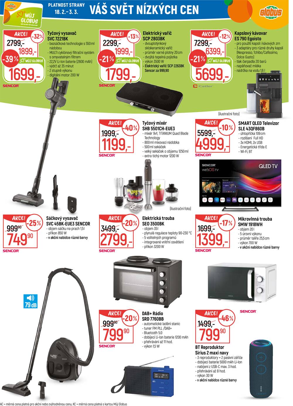 Akční leták Globus 18.2. - 24.2.2026 - Globus Praha - Čakovice