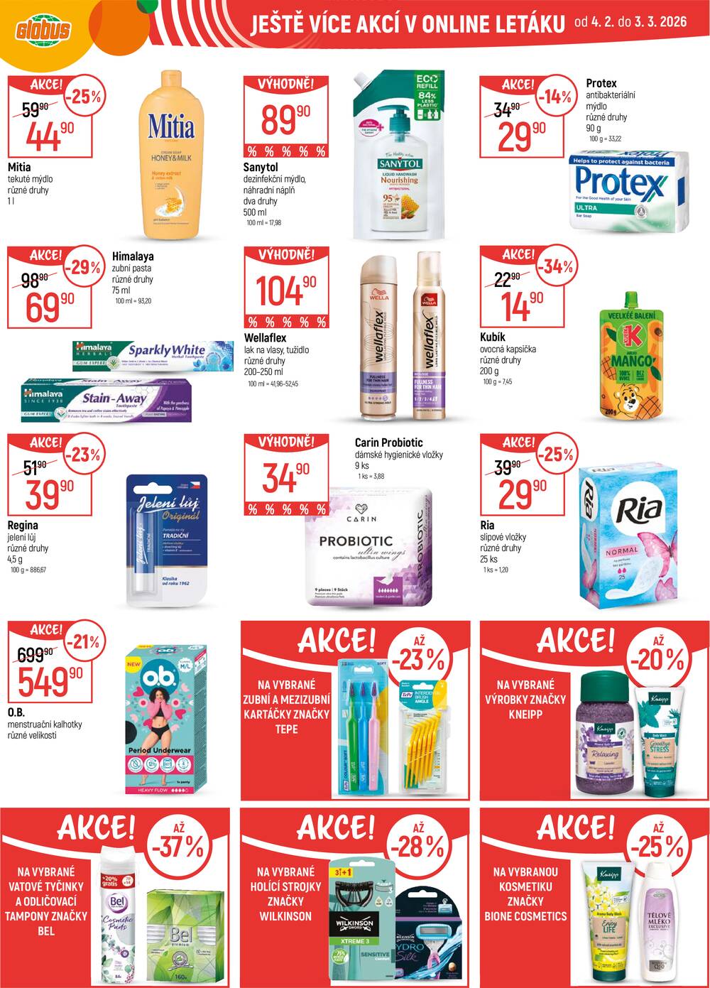 Leták Globus - Akční leták Globus 18.2. - 24.2.2026 - Globus Opava - strana 43
