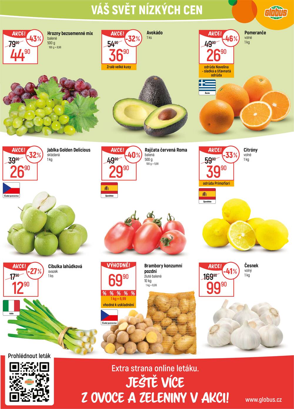 Akční leták Globus 18.2. - 24.2.2026 - Globus Pardubice