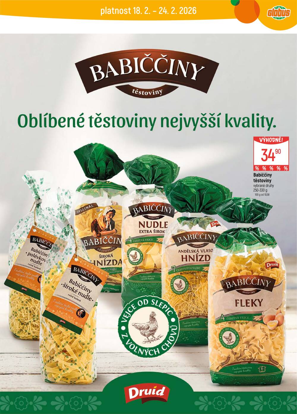 Akční leták Globus 18.2. - 24.2.2026 - Globus Pardubice