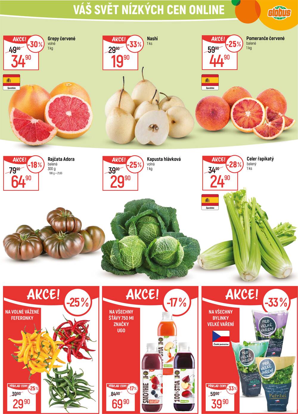 Akční leták Globus 18.2. - 24.2.2026 - Globus Brno Ivanovice